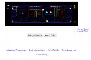 googlepacman Pacman on Google.com