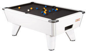 Supreme Winner Pool Table in White