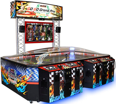 Go Go Grand Prix Arcade Machine
