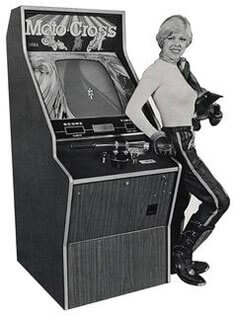 SEGA Moto Cross Arcade Machine