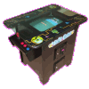 Galaxy Multi Game Black Finish Arcade Machine
