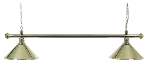 Brass Lamp Set with 2 Brass Shades (3274.100)