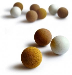 Set of 15 Bonzini Cork Table Football Balls (35mm)