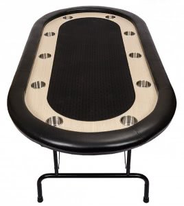 Premium Tournament Poker Table - Black (FLTABLE-B/W)