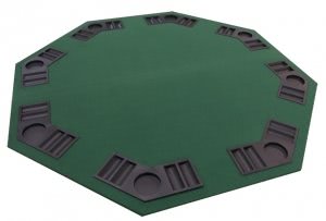 Octagonal Folding Poker Table Top with Carry Bag (T-800GR)