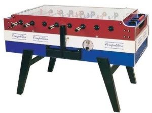 Garlando Coperto Red, White & Blue Coin Operated Football Table