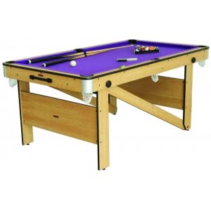 6 foot Folding Lay Flat Pool Table (CP-6AG)