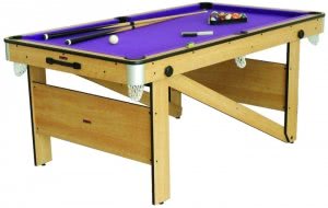 6 foot Folding Lay Flat Pool Table (CP-6AG)