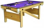 6 foot Folding Lay Flat Pool Table (CP-6AG)