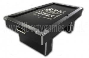 Black Jack Daniels Slate Bed Pool Table
