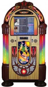 Rock-Ola Peacock Music Center Digital Jukebox