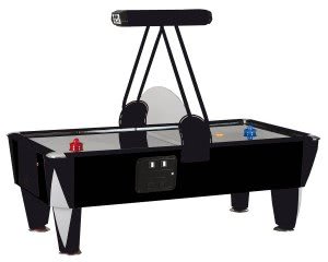 Black Track 8 foot Commercial Air Hockey Table