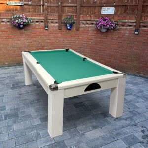 Fusion Outdoor Slate Bed Pool Dining Table