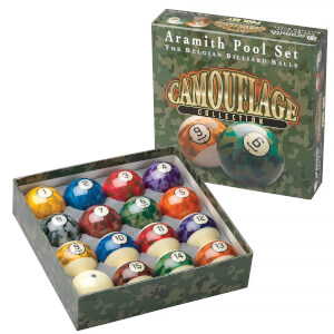 Aramith 2 1/4'' (57.2mm) Camouflage Pool Ball Set