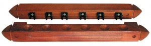 Wall Mounted Cue Rack For 6 Cues