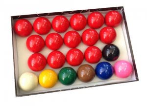 Competition 2 1/16'' (50.8mm) 22 Ball Snooker Ball Set