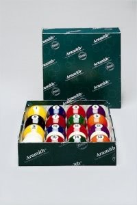 Aramith Premier 2'' (50.8mm) Spots & Stripes Pool Ball Set