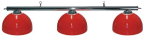 Nostalgia Chrome Lamp Set with 3 Bowl Shades