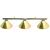 Nostalgia Brass Lamp Set with 3 Pyramid Shades