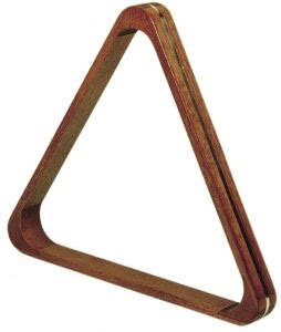 Dark Wood Snooker Triangle for 2 1/16'' Balls