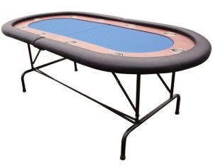 Tournament Fully Folding Poker Table (GHFOLDINHALF)