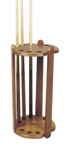 Deluxe Round Cue Stand for 9 Cues