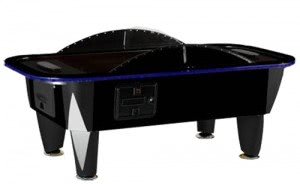 Yukon Black 8 foot Commercial Air Hockey Table