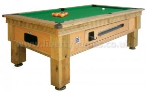 Rustic 7 foot Outdoor Slate Bed Pool Table