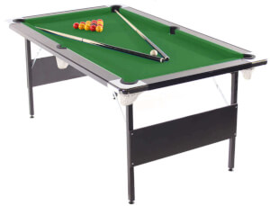 Deluxe Foldaway Folding Leg Pool Table