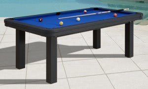 Billiards Plaisance Hawai Outdoor American Slate Bed Pool Table