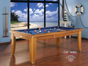 Billiards Plaisance Cape-Horn Slate Bed Pool Table