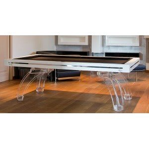 Luxury Roman P40 Glass Legs Slate Bed Pool Table