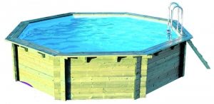 Large Octagonal Wooden Swimming Pool (26028)
