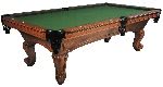 Buffalo 8' Carved Wood Oak Pool Table
