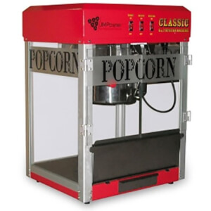 8oz Red Professional Popcorn Maker with Cart