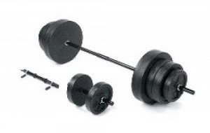 50kg Vinyl Barbell / Dumbbell Set with 5 foot Bar
