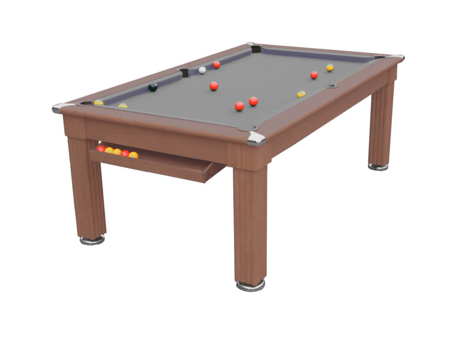 Traditional Diner Pool Dining Table - 6 ft, 7 ft | Liberty Games