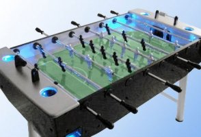 Aurora LED Football Table Aurora LED Football Table - Playfield