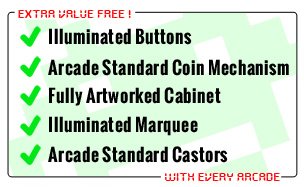 Extra Value With Your Cosmic Arcade