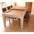 The Classic Diner in Driftwood Finish and Tan Custom Cloth