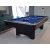 Las Vegas Black Pool Table with Blue Cloth