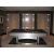 Longoni Las Vegas Silver Pool Table with Black Cloth