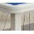 Weatherproofed White Lacquered Aluminium Finish