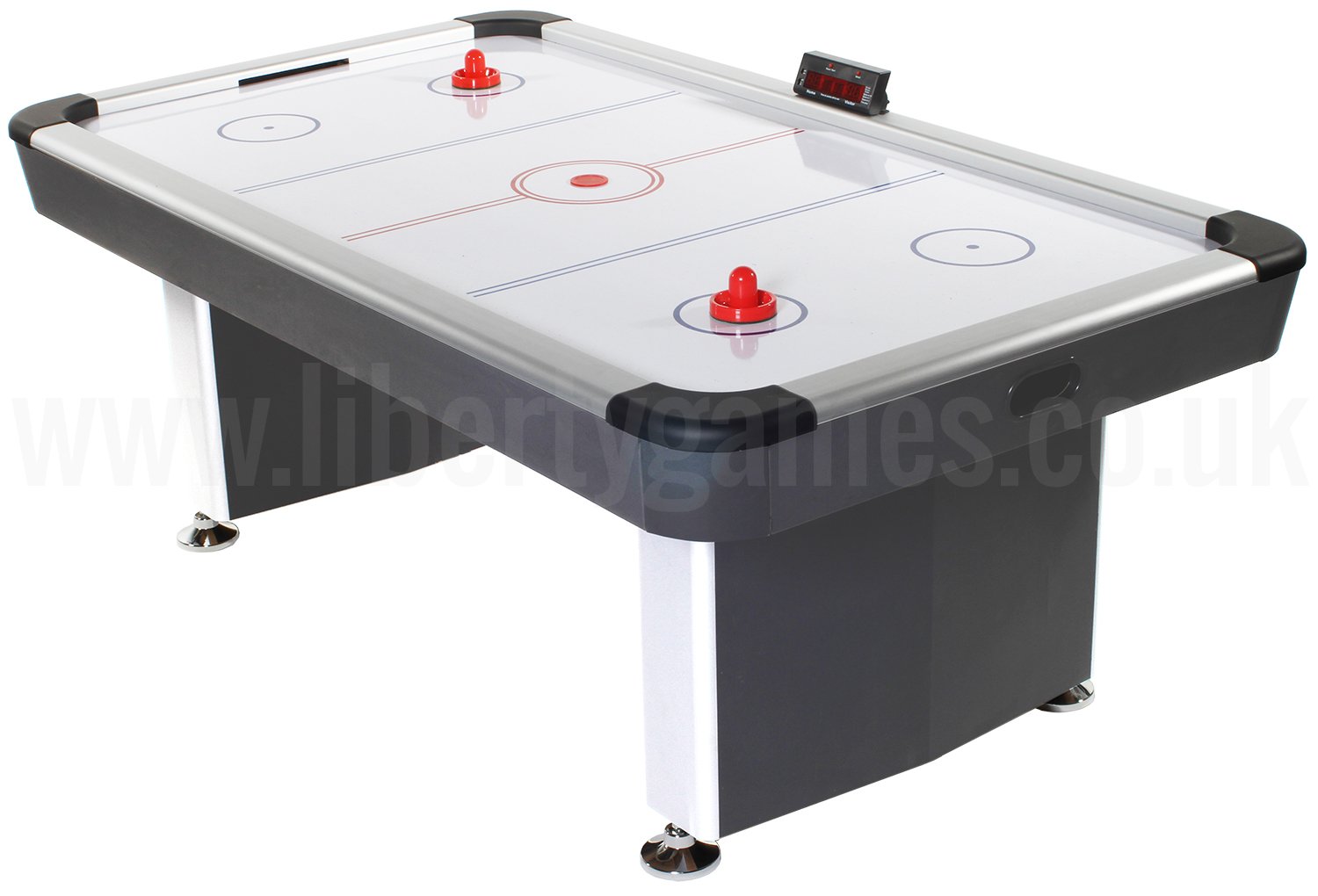 Strikeworth Pro Ice Aluminium 7 Foot Air Hockey Table Liberty Games