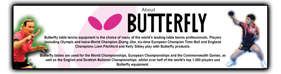 Butterfly table tennis info footer.