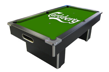 Drinks branded pool table