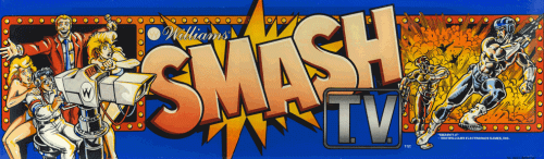 Smash TV Arcade Marquee