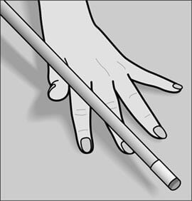 Pool 'V' Bridge Hand Demonstrating a V Bridge