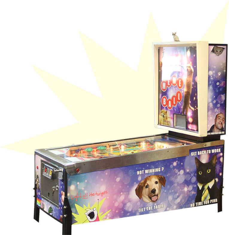 Meme pinball table
