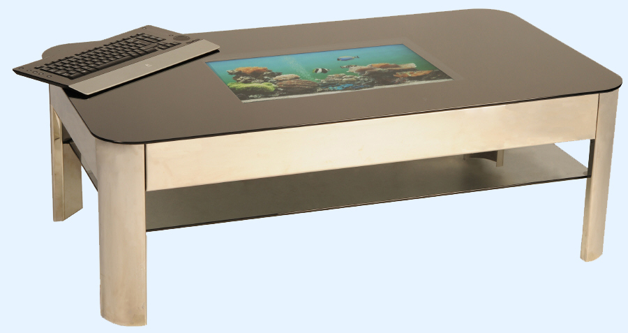 The Platinum home media centre & coffee table.